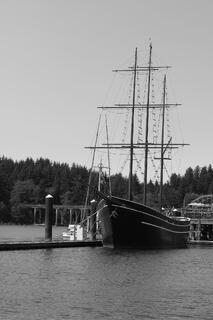 Siuslaw River Bridge and Boat Florence Oregon