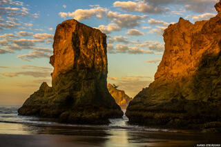 Bandon Beach Sea Stacks Oregon Coast