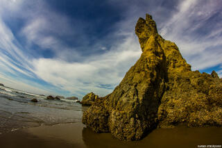 Floating Clouds Bandon Beach Oregon Coast