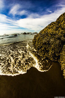 Rushing Waves Bandon Beach Oregon Coast